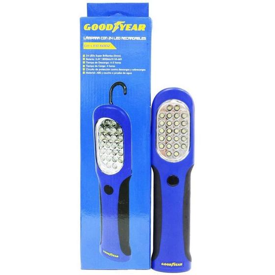 Imagem de Lanterna LED Goodyear GY-LED-6002 com 24 Leds Recarregavel