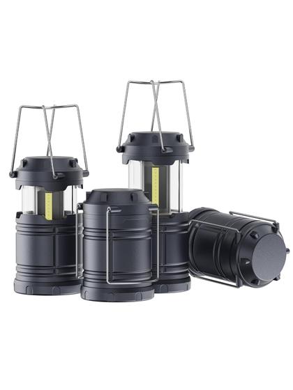 Imagem de Lanterna LED Lichamp J004GY - Pacote com 4 Unidades - Operada por Bateria
