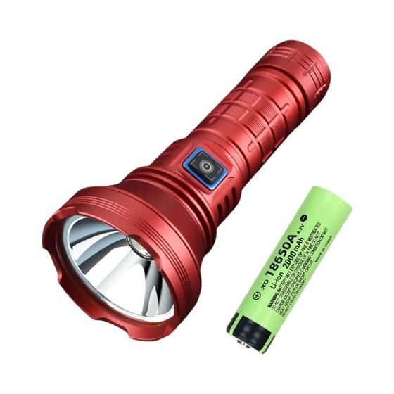 Imagem de Lanterna LED Recarregável 50W 5000lm - Tocha de Luz Forte com USB-C