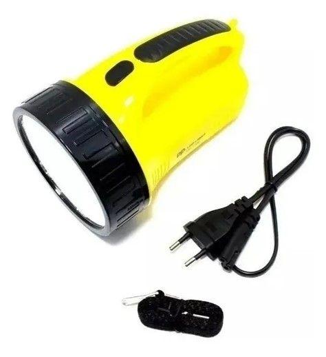 Imagem de Lanterna LED Recarregável luz holofote 19 LED's com alça