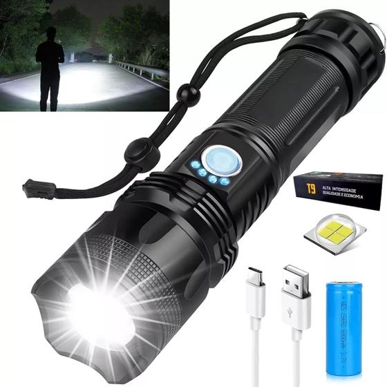 Lanterna Led Tática Militar T9 Original Ultra Potente - LANTERNA T9 Sitio Fazenda Menor preço em Lanterna Led Tática Militar T9 Original Ultra Potente - LANTERNA T9 Sitio Fazenda