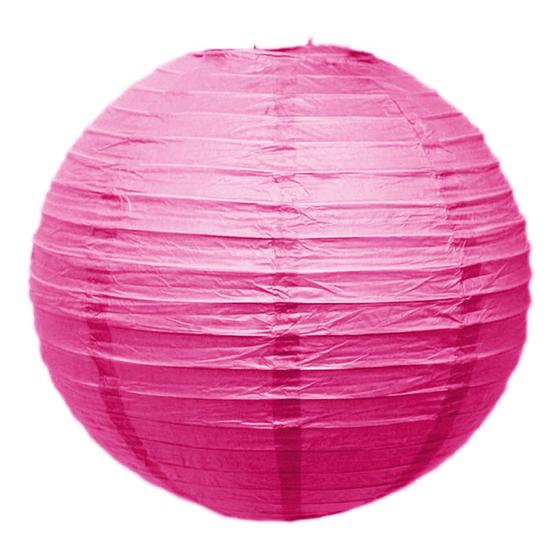 Imagem de Lanterna Luminária de Papel Oriental Pink - 30cm