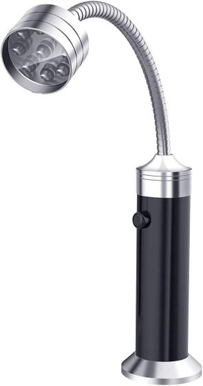Imagem de Lanterna Luminária Led Flexível Com Base Imã Magnética