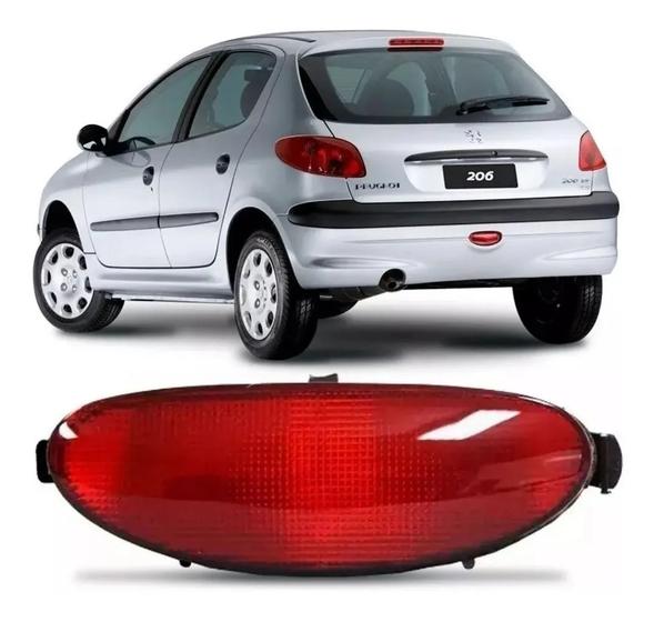 Imagem de Lanterna Luz De Neblina Para-choque Traseiro Peugeot 206