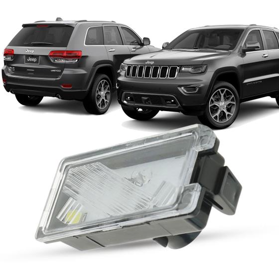 Imagem de Lanterna Luz De Placa Com Led Jeep Grand Cherokee 2014 2015 2016 2017 2018 2019 2020 2021
