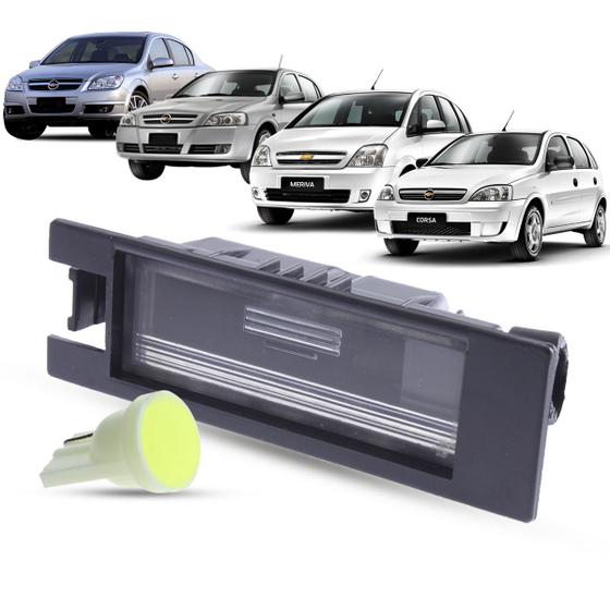 Imagem de Lanterna Luz De Placa + LED Chevrolet Corsa 2002 a 2012 Meriva Astra Vectra Montana 2003 a 2021