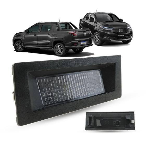 Imagem de Lanterna Luz de Placa Led Fiat Nova Strada 2020 2021 2022 2023 2024