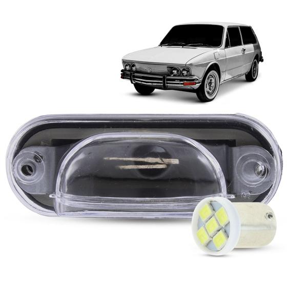 Imagem de Lanterna Luz de Placa + LED Volkswagen Passat 1973 até 1989 Brasília Variant Gol Voyage BX SP2