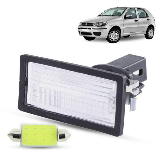 Imagem de Lanterna Luz de Placa + Soquete e LED Fiat Palio G3 2004 2005 2006 2007 2008 2009 2010 2011 2012 2013 2014 2015 2016