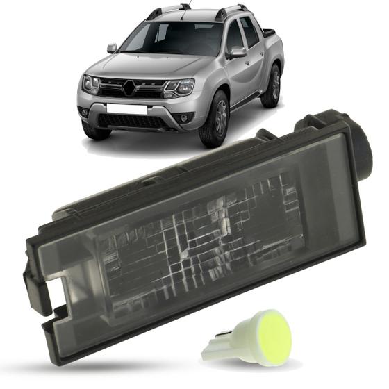 Imagem de Lanterna Luz de Placa + Soquete e LED Renault Pick-up Duster Oroch 2016 2017 2018 2019 2020 2021 2022 2023