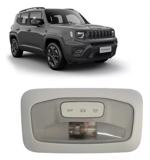 Imagem de Lanterna Luz De Teto Cortesia Traseira Jeep Renegade Longitude 2016 2017 2018 2019 2020 2021 2022 2023 2024 Original