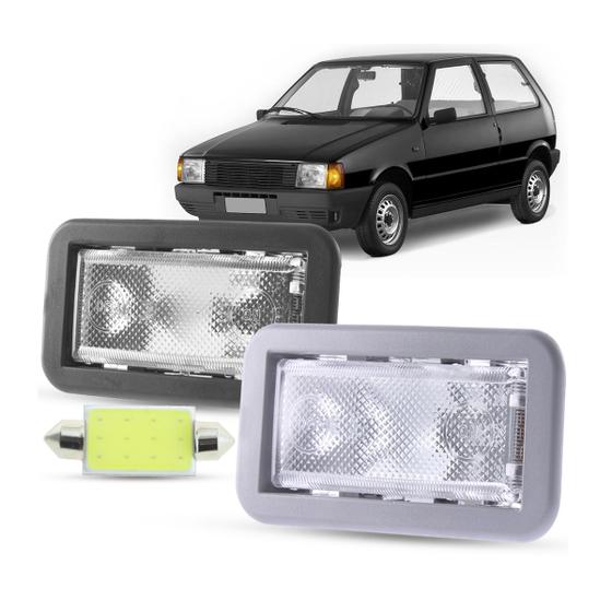 Imagem de Lanterna Luz de Teto + Led Fiat Uno Mille Prêmio Elba Siena Palio Weekend 1996 a 2002