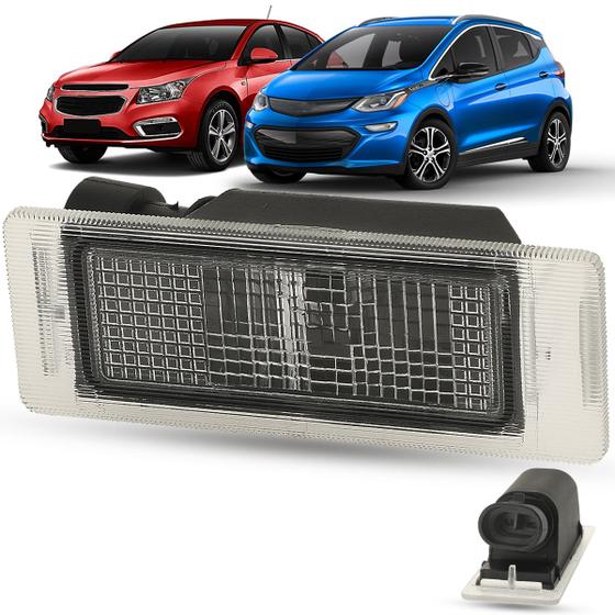 Imagem de Lanterna Luz Placa + Soquete Chevrolet Bolt Sonic Trailblazer Cruze Hatch 2011 a 2016 Tracker 2013 a 2019 Spin