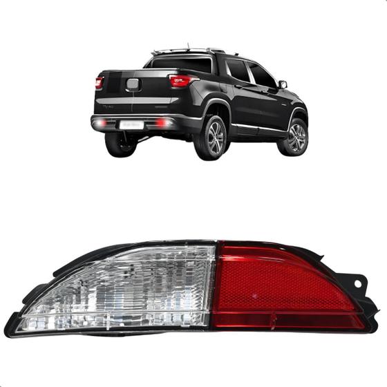 Imagem de Lanterna Luz Ré Parachoque Fiat Toro 2015 2016 2017 2018 2019 2020 2021 2022