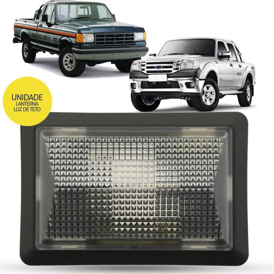 Imagem de Lanterna Luz Teto Central Ford Ranger 1994 a 2012 F1000 F4000 1993 a 1998