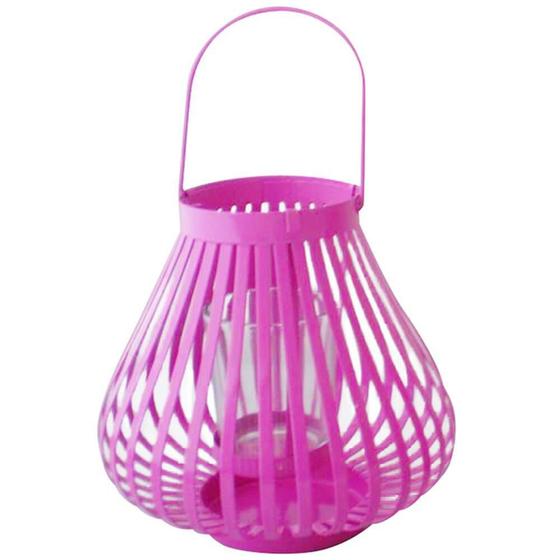 Imagem de Lanterna Marroquina Rosa Mini Basket Trigonal - Urban 