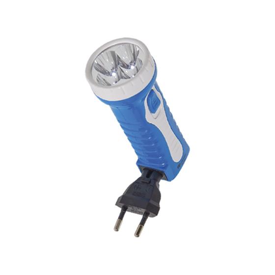 Imagem de Lanterna mini com 4 leds e carregador embutido
