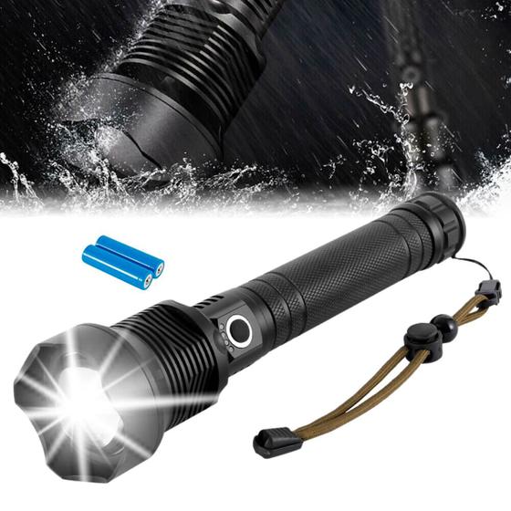 Imagem de Lanterna P50 Com Led T9 Mais Forte Do Mundo Recarregavel Usb