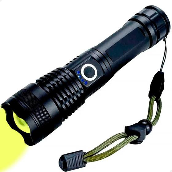 Imagem de Lanterna P50 Com Led T9 Mais Forte Do Mundo Recarregavel Usb