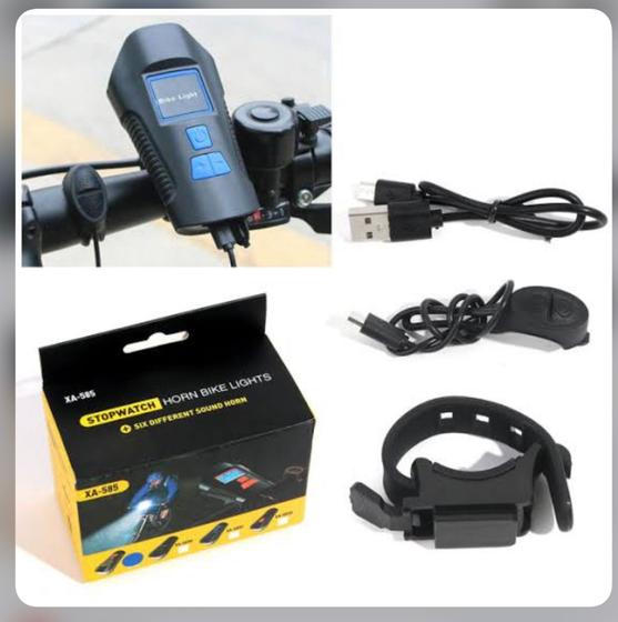 Lanterna para bike Stopwatch XA585 Lanterna de Bicicleta