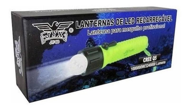 Imagem de Lanterna Para Mergulho Profissional Led Cree Q5 Jy-60