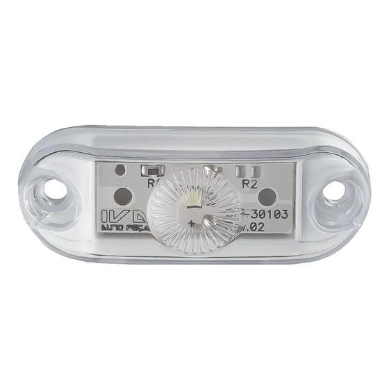 Imagem de Lanterna Placa Delimitadora LED Bi-Volt Com Fio - Cristal
