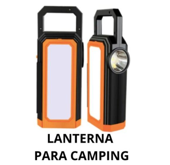 Imagem de Lanterna Portátil Com Carregamento Solar Ou Com Cabo USB - AL-B1305