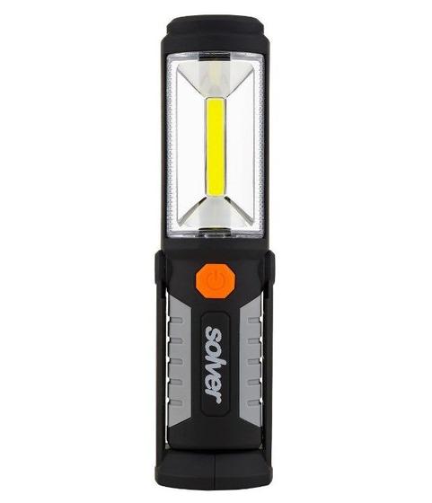 Imagem de Lanterna Pro Led Cob 3w Solver Recarregável SLP-302 PB Bivolt