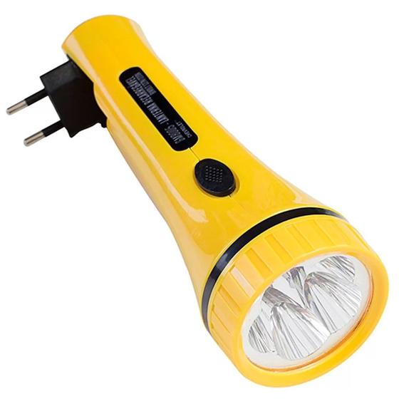 Imagem de Lanterna Recarregável 5 LED 0.5W Bivolt