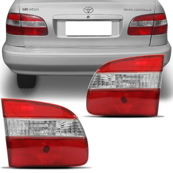 Lanterna Tampa Traseira Corolla 98 99 00 01 02 Bicolor Porta Malas Menor preço em Lanterna Tampa Traseira Corolla 98 99 00 01 02 Bicolor Porta Malas