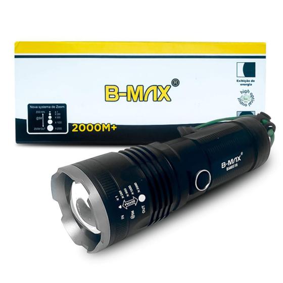 Imagem de Lanterna Tática Led 2000+ Compacta E Potente Bm-8516 B-max