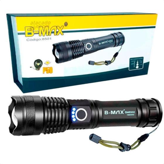 Lanterna Tática Mais Forte Do Mundo Potente Sitio Fazenda B-max Premium Menor preço em Lanterna Tática Mais Forte Do Mundo Potente Sitio Fazenda B-max Premium