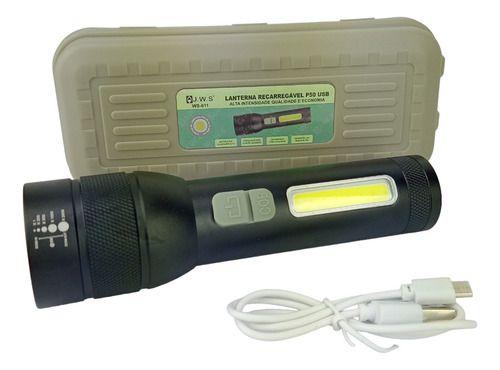 Imagem de Lanterna Tática Militar Led P50 Potente Recarregavel Usb WS-611