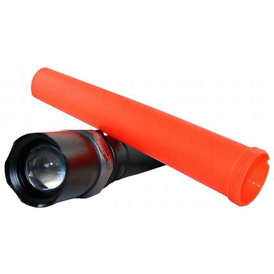 Imagem de Lanterna Tatica Militar Resistente Alta Luminosidade Design Antiderrapante Resistente Para Atividades Noturnas