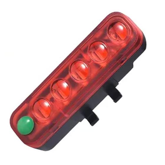 Imagem de Lanterna Traseira Alerta Luz Vermelha 100 Lumens Segurança Visualização Recarregável USB 4 Modos para Bike Bicicleta Triciclo