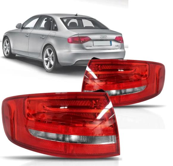 Imagem de Lanterna Traseira Audi A4 2009 2010 2011 2012 Sedan Sem Led