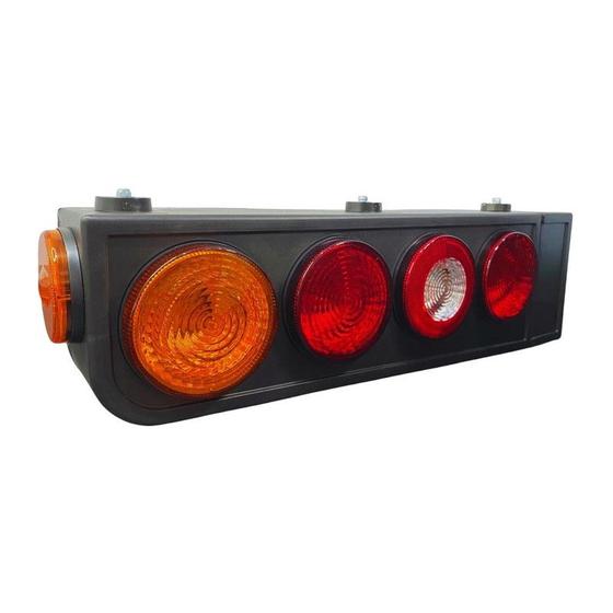 Imagem de Lanterna Traseira Caminhão LED Com Aba Lado Esquerdo H3