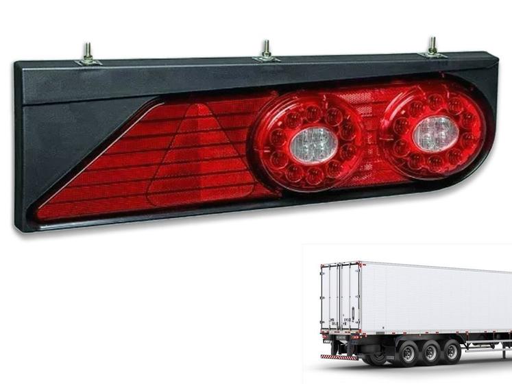 Lanterna traseira carreta randon led 2014 a 2018 ld Menor preço em Lanterna traseira carreta randon led 2014 a 2018 ld