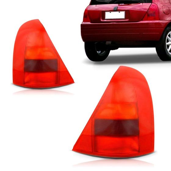 Imagem de Lanterna Traseira Clio 1998 A 2002 Hatch Vermelha