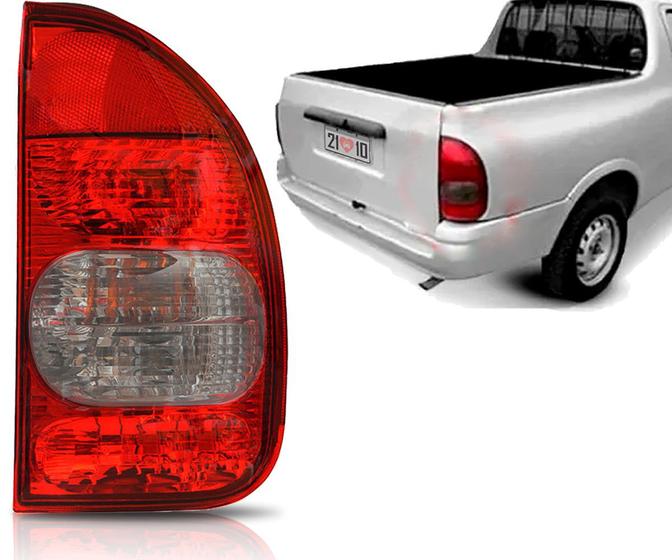Imagem de Lanterna Traseira Corsa Pick Up 00 01 02 03 04 Ré Cristal Ld