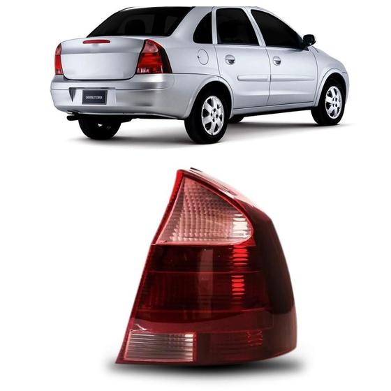 Imagem de Lanterna Traseira Corsa Sedan 03 04 05 06 07 08 A 11 Ré Rosa