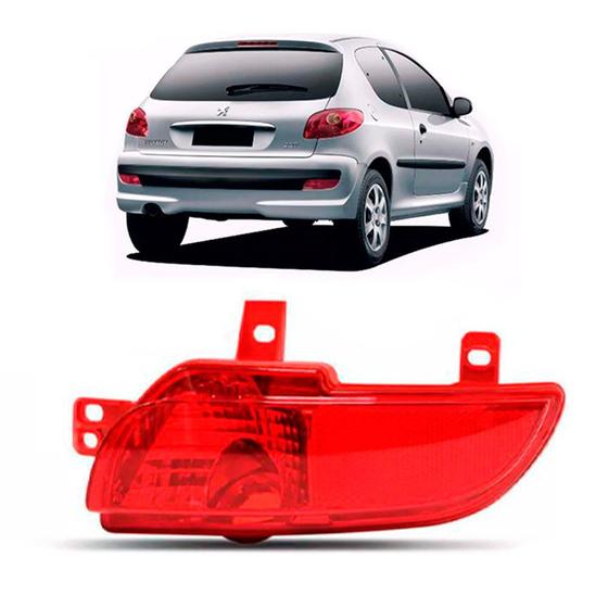 Lanterna Traseira de Neblina Peugeot 207 2008 a 2013 Lado Direito Menor preço em Lanterna Traseira de Neblina Peugeot 207 2008 a 2013 Lado Direito