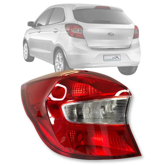 Lanterna traseira ford ka hatch 2015 a 2018 lado esquerdo Menor preço em Lanterna traseira ford ka hatch 2015 a 2018 lado esquerdo