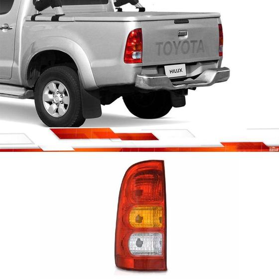 Imagem de Lanterna traseira hilux 2005 até 2011 le tricolor - COFRAN