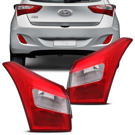 Lanterna Traseira Hyundai I30 2013 2014 2015 2016 Bicolor Vermelho ...