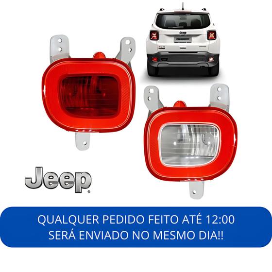 Imagem de Lanterna Traseira Jeep Renegade 2015 2016 2017 2018 2019 2020 2021 Passageiro Motorista