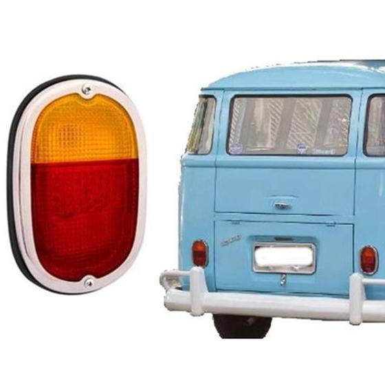 Menor preço em Lanterna traseira kombi 1963 até 1974 bicolor acrílico