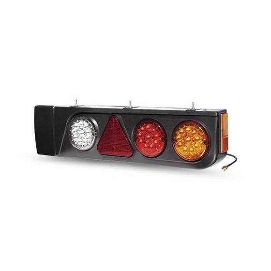 Imagem de LANTERNA TRASEIRA LE para 10 LEDS 24V COM TRIANGULO E ABA TI