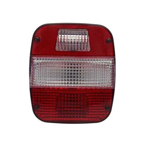 Imagem de Lanterna Traseira LED 12V Ford Volks Marmitão Cristal Lado Direito Sem Vigia Metalizado Lantersul