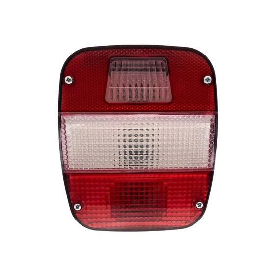Imagem de Lanterna Traseira LED 12V Ford Volks Marmitão Cristal Lado Esquerdo Com Vigia Branco Lantersul
